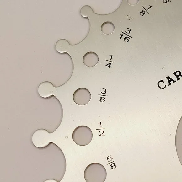 Diamond and Gemstone Measuring Gauge Carats and Millimeters - Picture 3 of 4